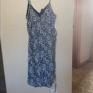 Blue sunflower dress